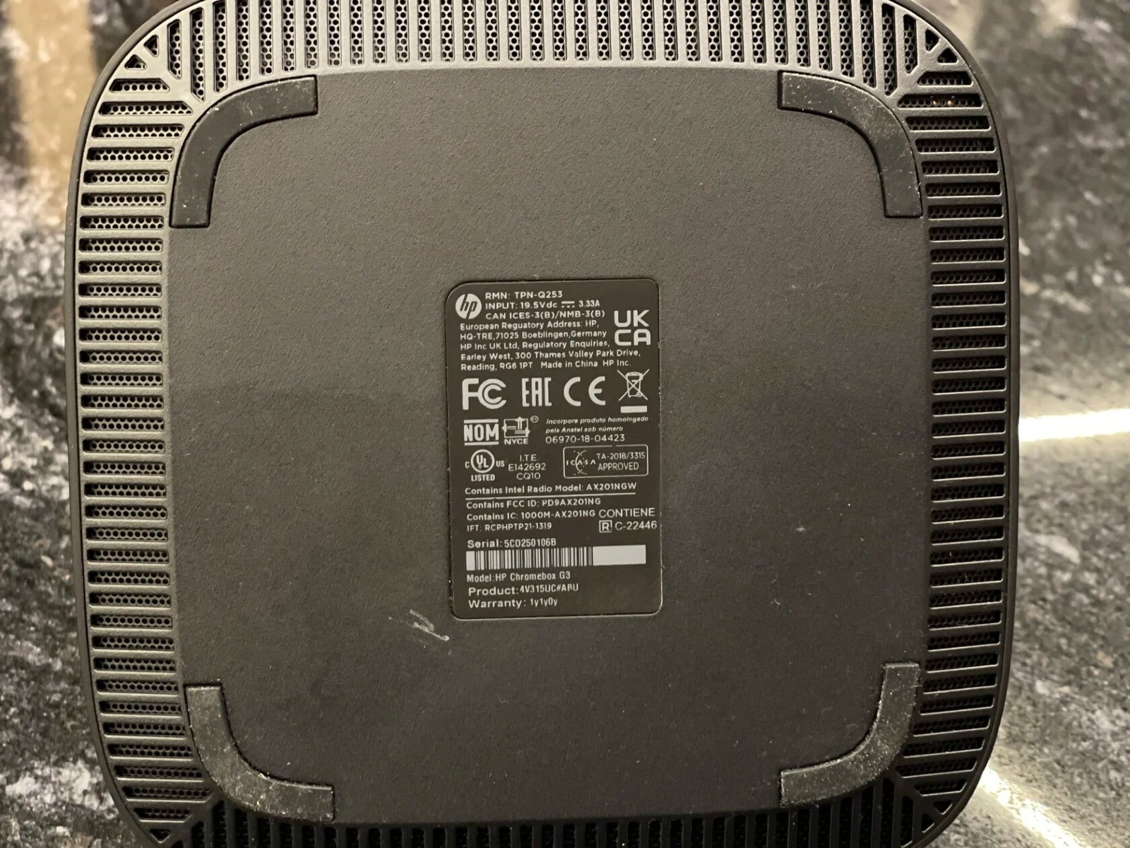 HP Chromebox G3 (мини ПК) — фото 4